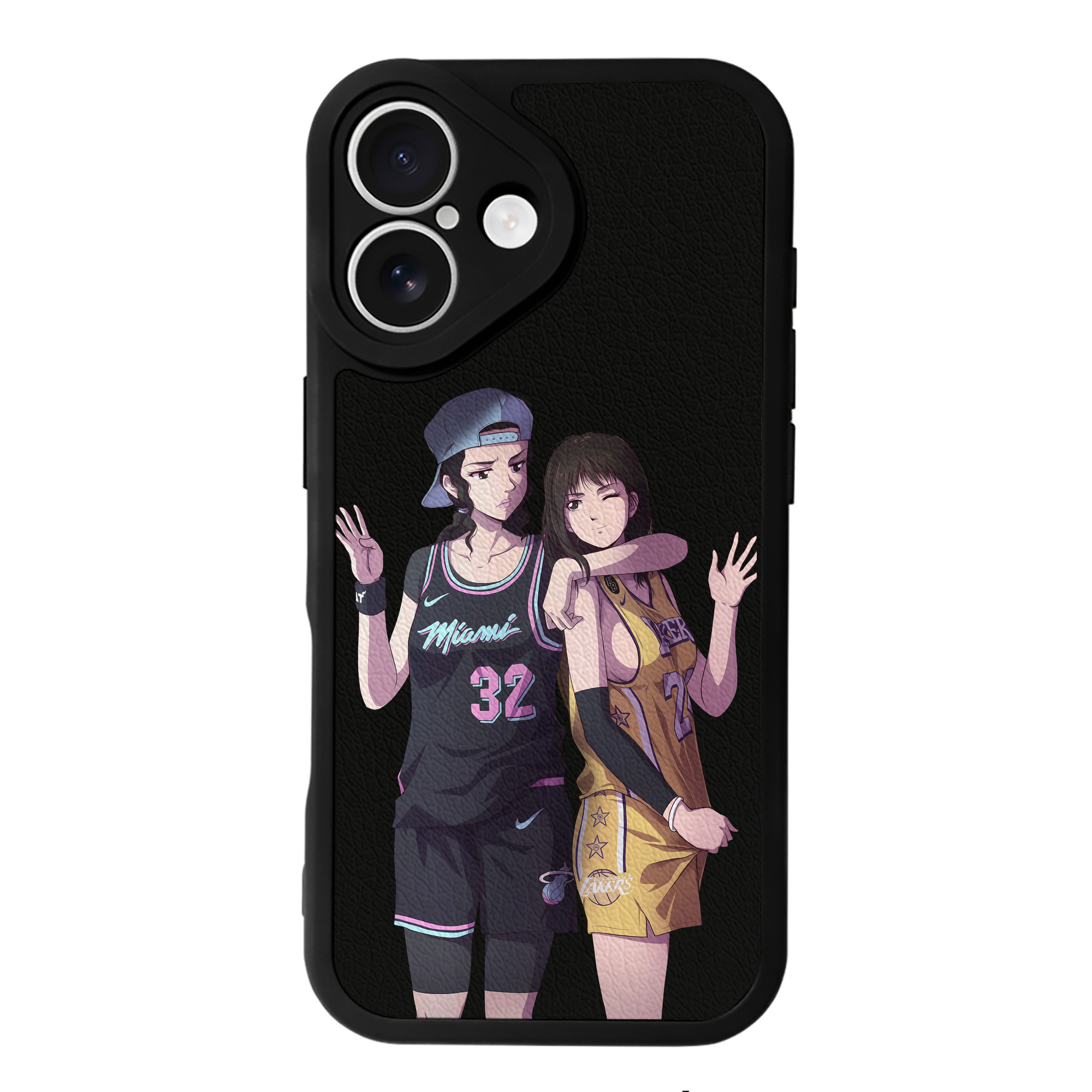 （画像用） SLAM DUNK／スラムダンク 【iPhone 16シリーズ対応】シリコンスマホケース（レザー調） 材質：シリコン
